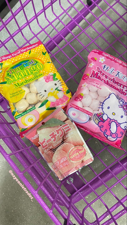 Marshmallow Strawberry Hello Kitty oficial 90gr