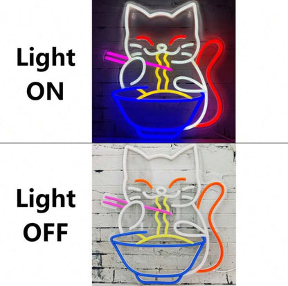 Luz led gatito