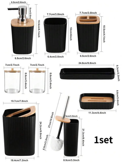 Set de accesorios de baño