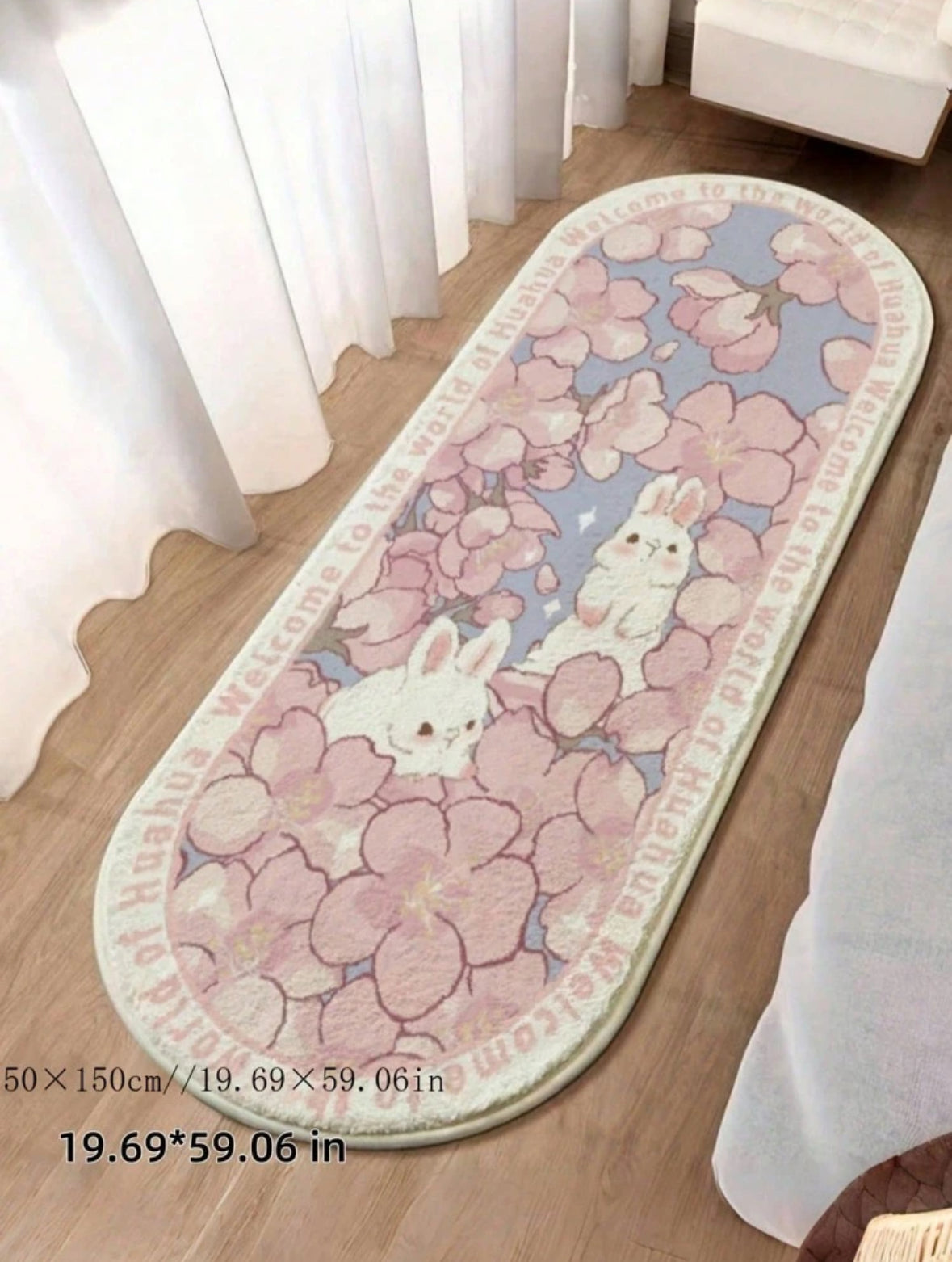 Alfombra conejo 50x150
