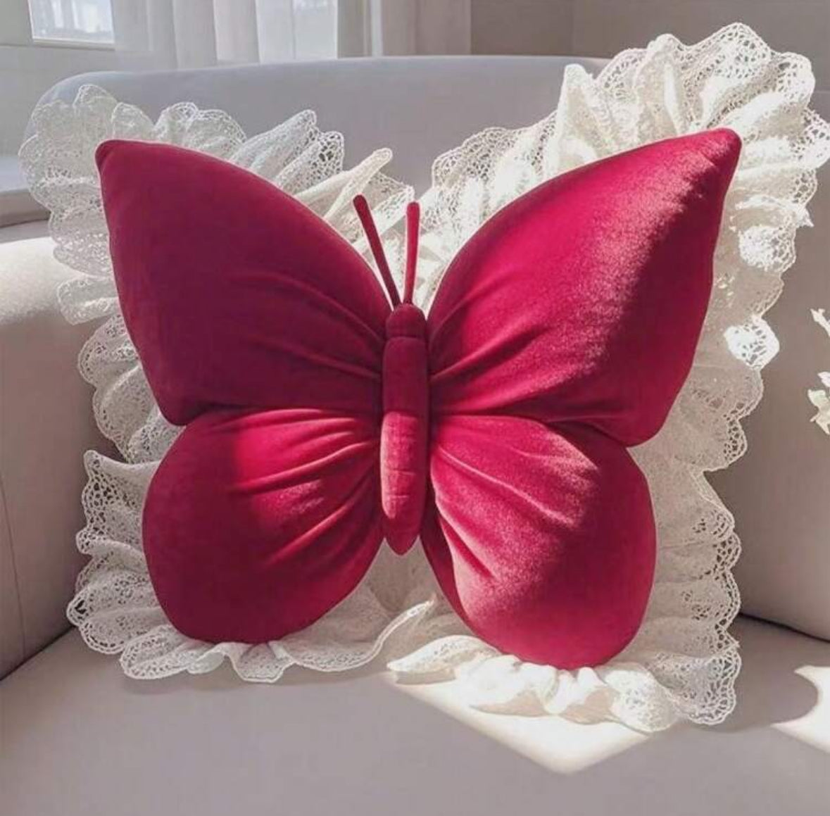 Almohadones mariposa 40x50