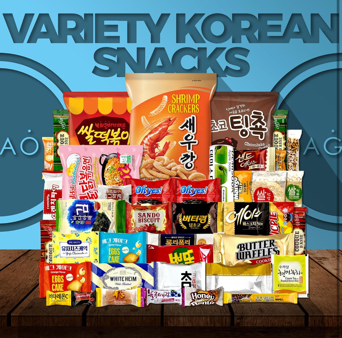 SORTEO 1 CAJA 50 SNACKS COREANOS