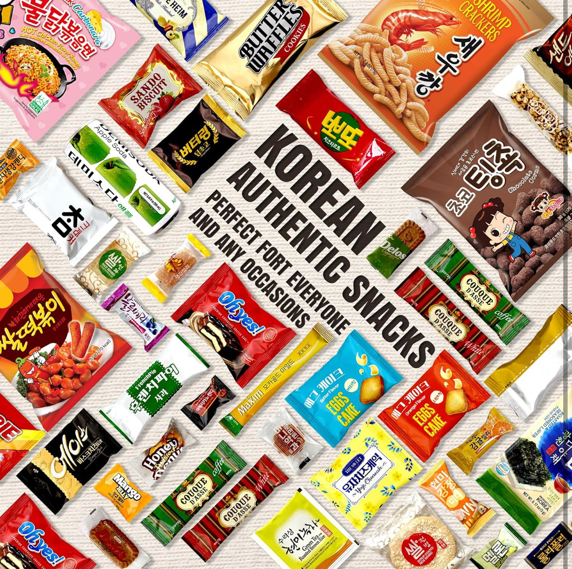 SORTEO 1 CAJA 50 SNACKS COREANOS