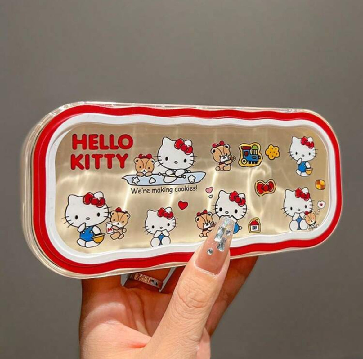 Estuche para lentes hello kitty