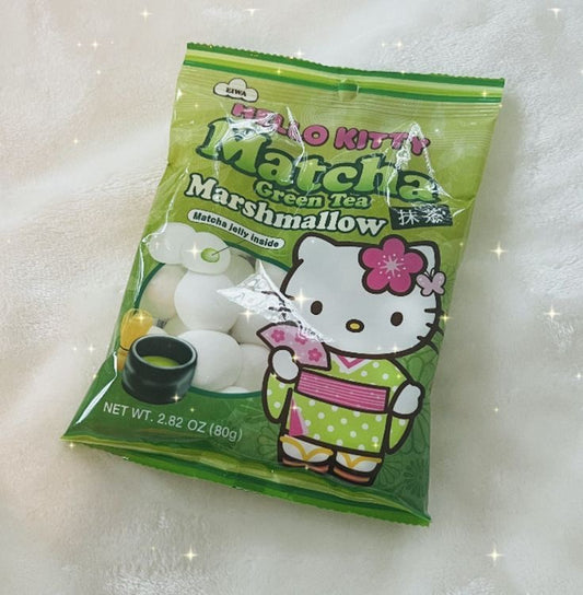 Marshmallow Hello kitty Matcha oficial 80gr
