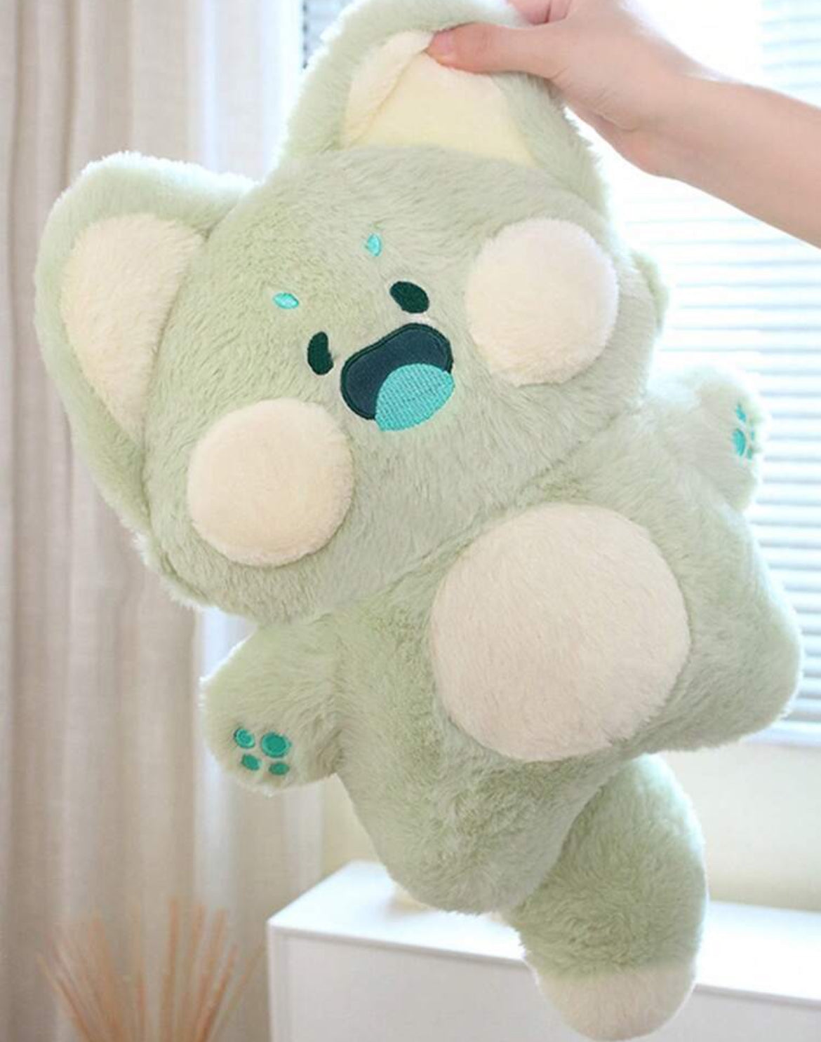 Gatito verde 40cm