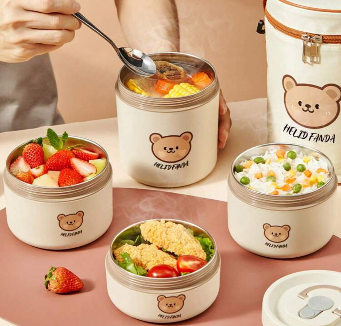 Set bento ositos