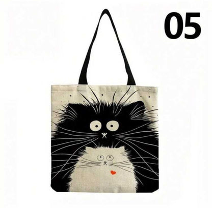 Bolsa tote bag o chismosa gatito