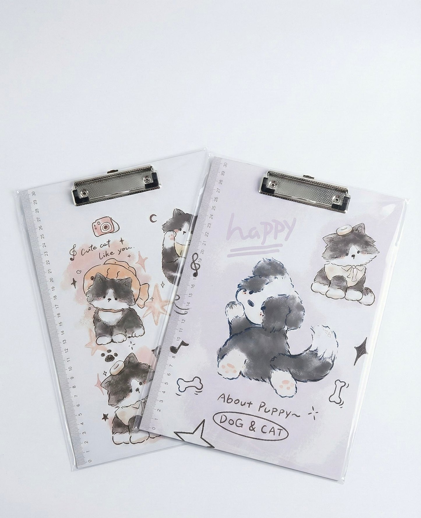 Tablas de hojas A4 diseños perritos surtidos