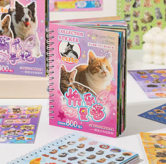 PRE VENTA✨ Librito de stickers gatitos