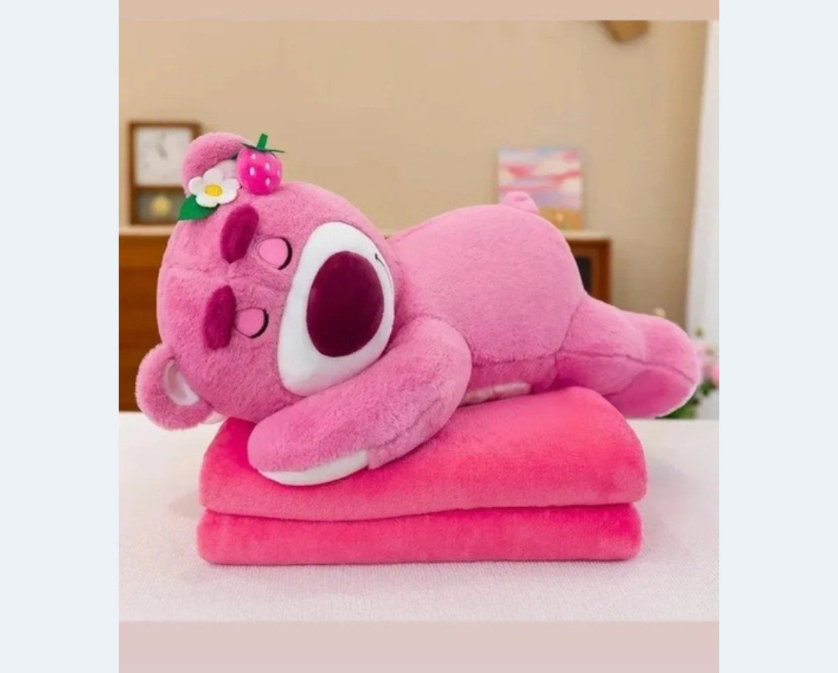 Peluches con manta dentro