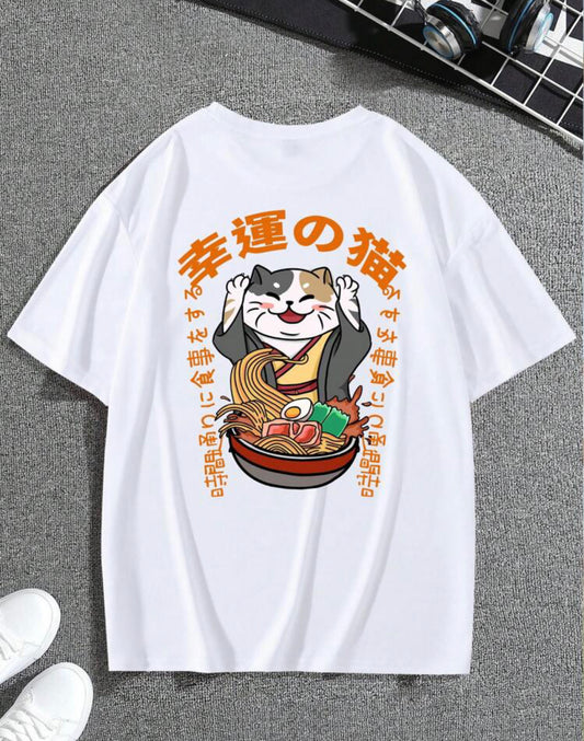 Remera oversize gatito