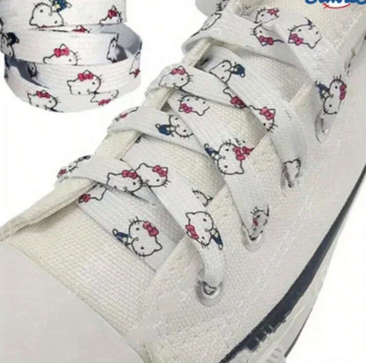 Cordones hello kitty