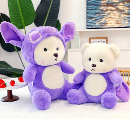 Peluches con manta dentro