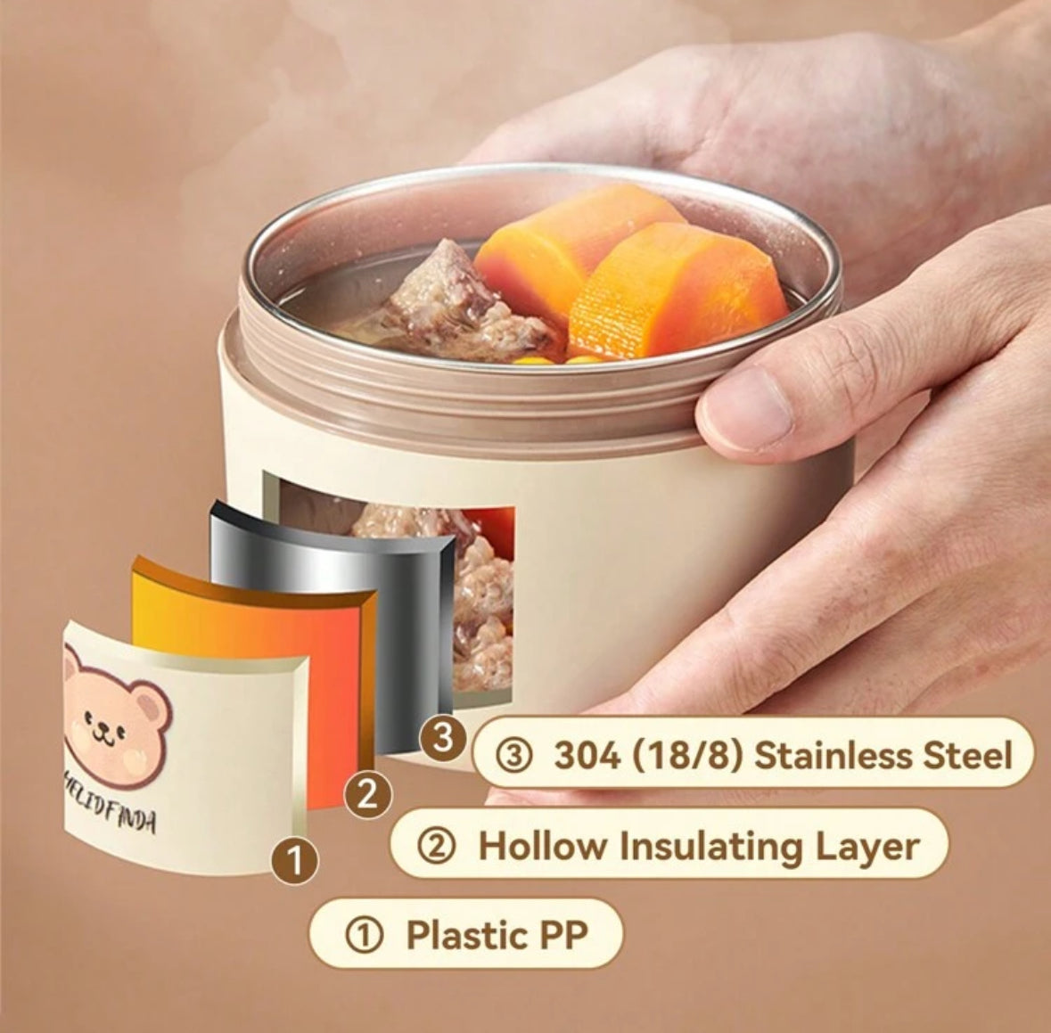 Set bento ositos