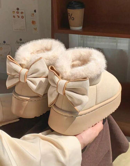 Botitas peludas para invierno
