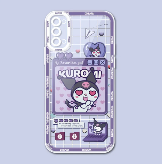 Fundas transparentes sanrio para Samsung Galaxy S y Note