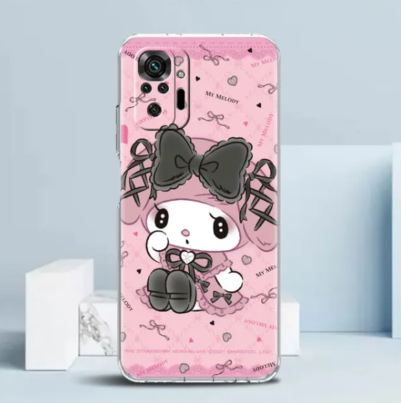 Fundas transparentes de Kuromi para Xiaomi