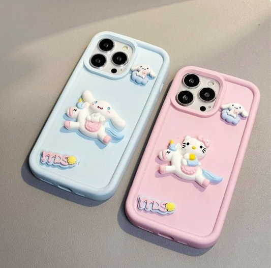 Fundas de silicona suave sanrio para iPhone