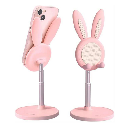 Soporte ajustable de conejo para celular