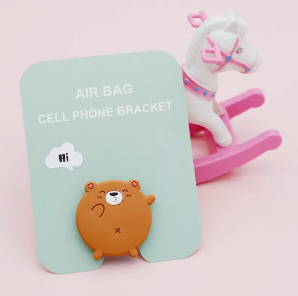 Soporte de agarre plegable para celular