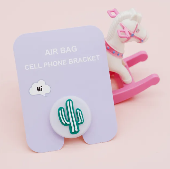 Soporte de agarre plegable para celular