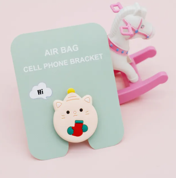 Soporte de agarre plegable para celular