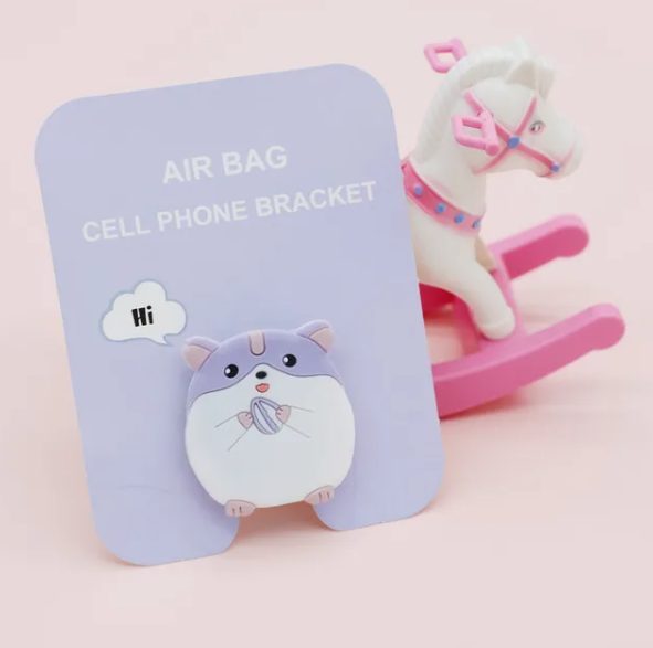 Soporte de agarre plegable para celular
