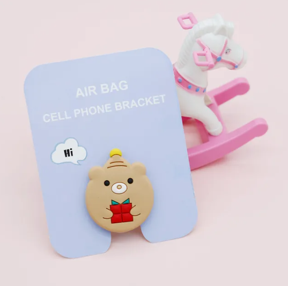 Soporte de agarre plegable para celular