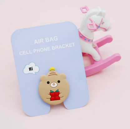 Soporte de agarre plegable para celular