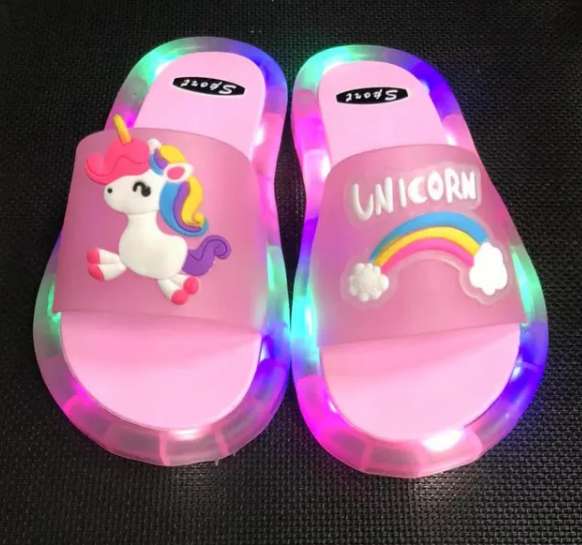 Chanclas con luces para niños