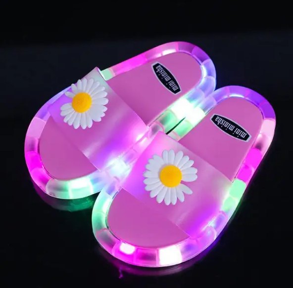 Chanclas con luces para niños