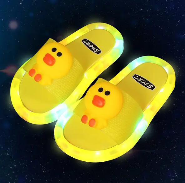 Chanclas con luces para niños