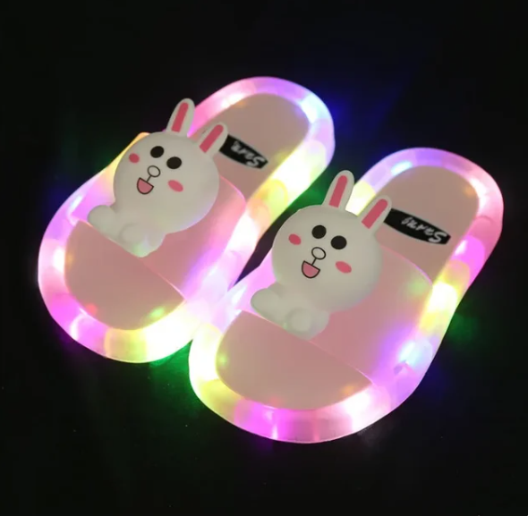 Chanclas con luces para niños