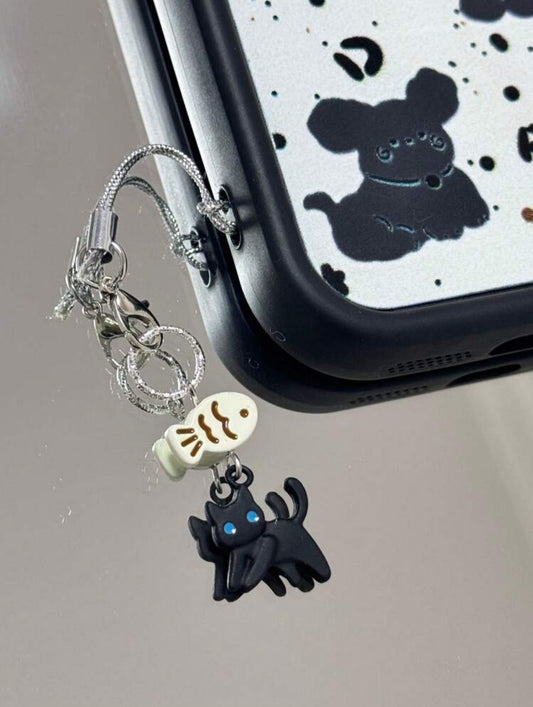 Colgante gatito para celular