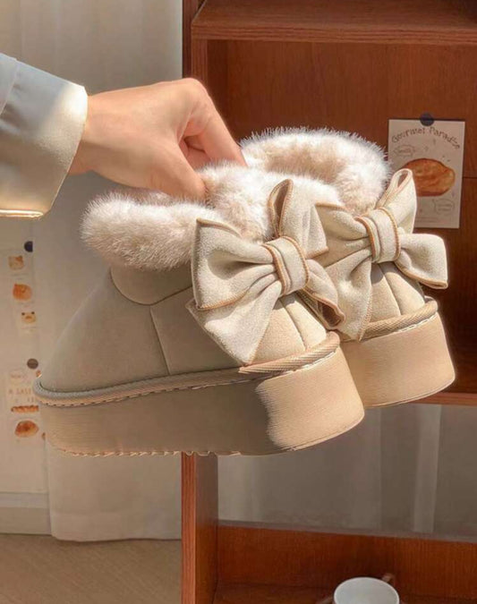 Botitas peludas para invierno