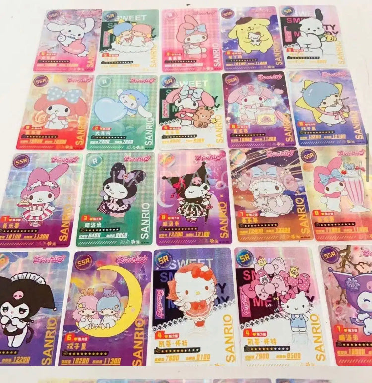 Pack de tarjetas coleccionables sanrio