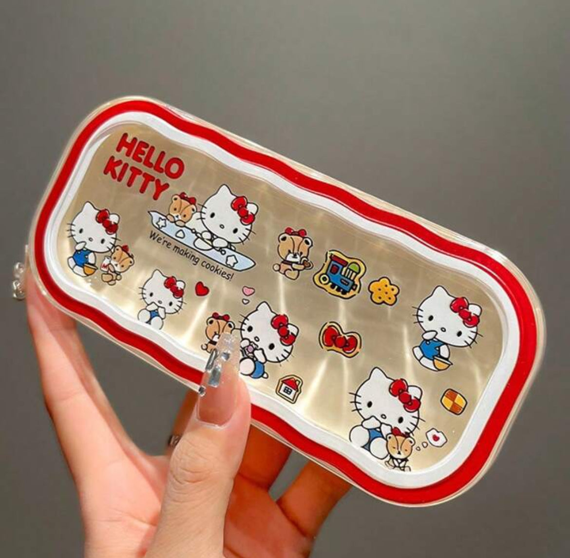 Estuche para lentes hello kitty