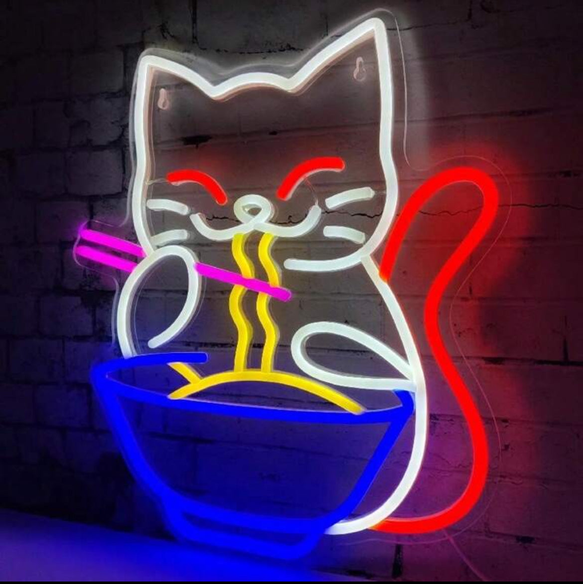 Luz led gatito