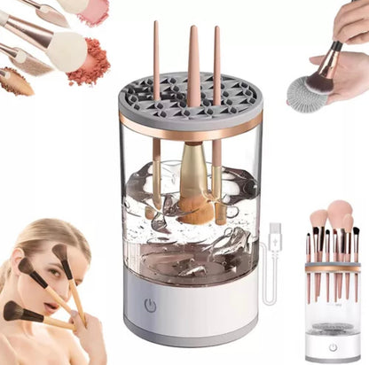 Limpiador de brochas de maquillaje