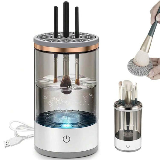 Limpiador de brochas de maquillaje