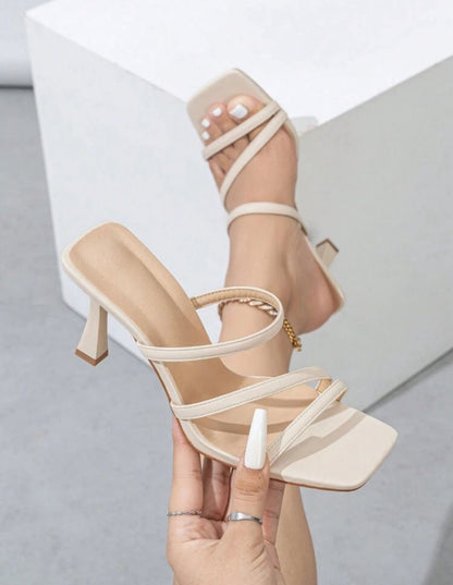 Sandalias de plataforma con tacon grueso